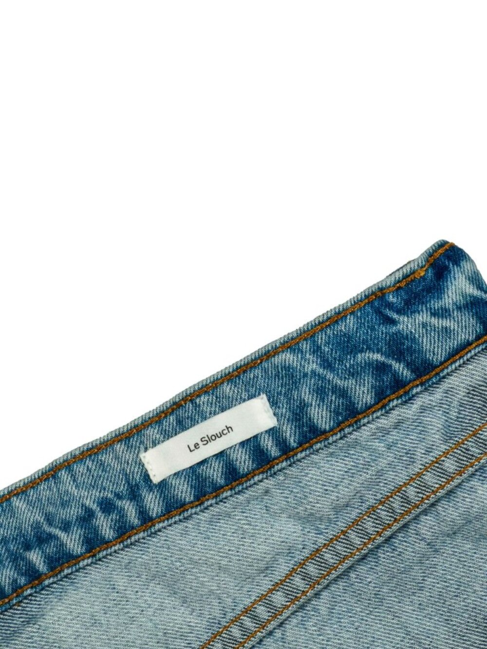 FRAME Le Slouch Boyfriend Jeans 28 Bluejay Rips Relaxed Denim LSLJ727 - Picture 10 of 14